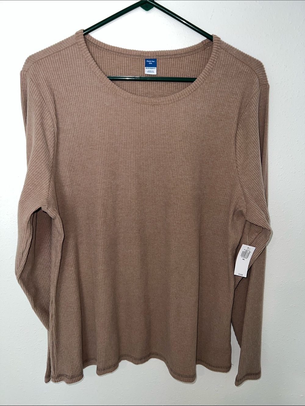 Old Navy Women’s Long Sleeve Ribbed Sweater - Taupe